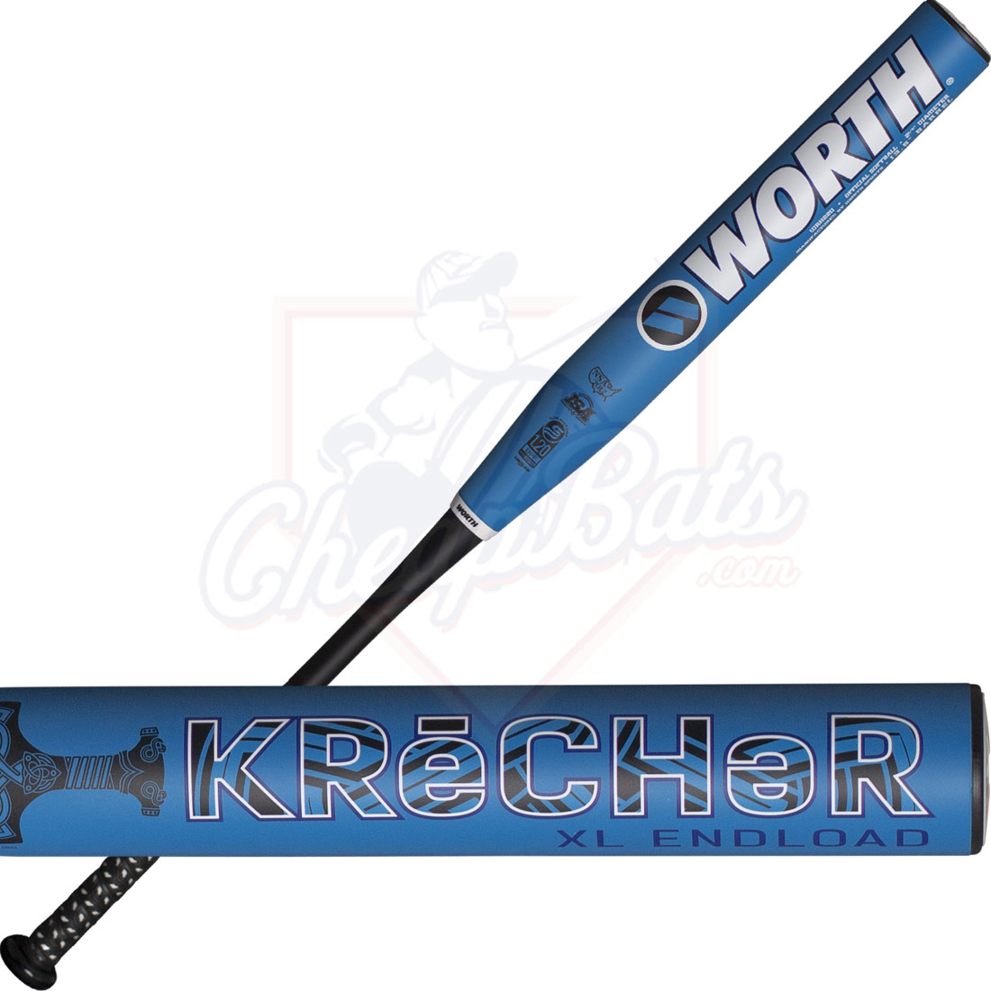 2022 Worth Krecher XL Slowpitch Softball Bat End Loaded USSSA WRH22U