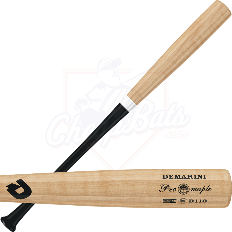 DeMarini D110 Pro Maple Wood Composite BBCOR Baseball Bat -3oz WTDX110BLNA