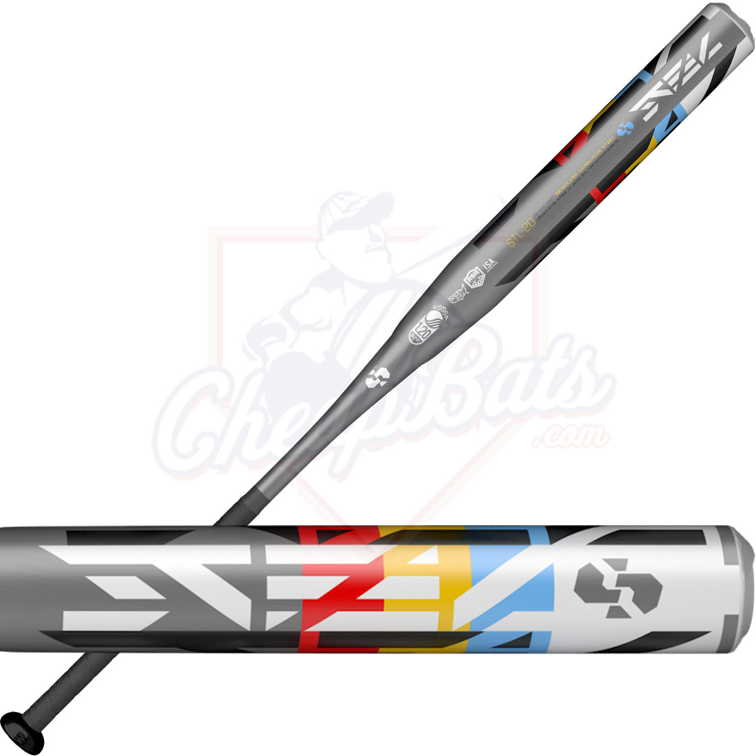 DeMarini Steel Slowpitch Softball Bat End Loaded ASA USSSA WTDXSTL-20