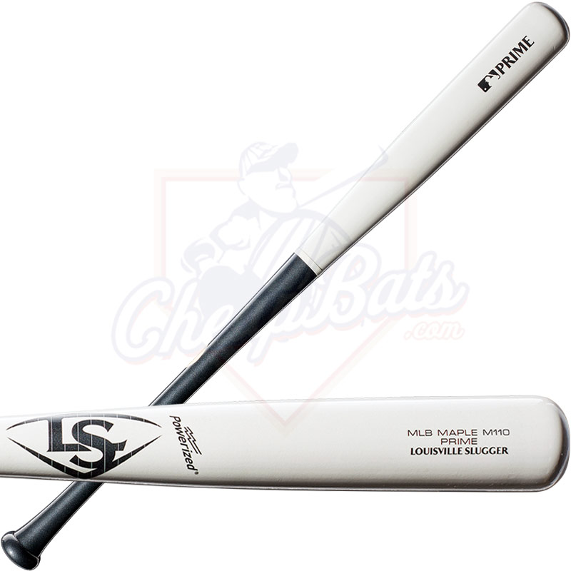 Louisville Slugger M110 White Stripe MLB Prime Maple Wood Baseball Bat WTLWPM110A18