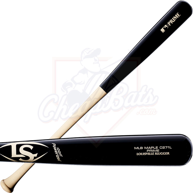 Louisville Slugger C271L Black Sand MLB Prime Maple Wood Baseball Bat WTLWPM27LA20