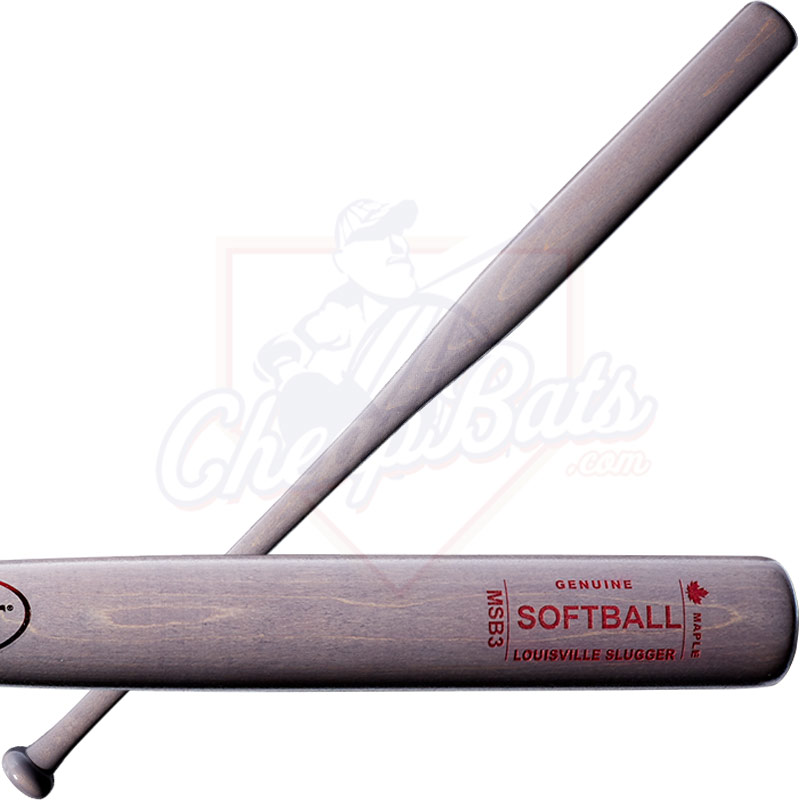 Louisville Slugger MSB3 Maple Wood Slowpitch Softball Bat ASA WTLWSMSB3A20