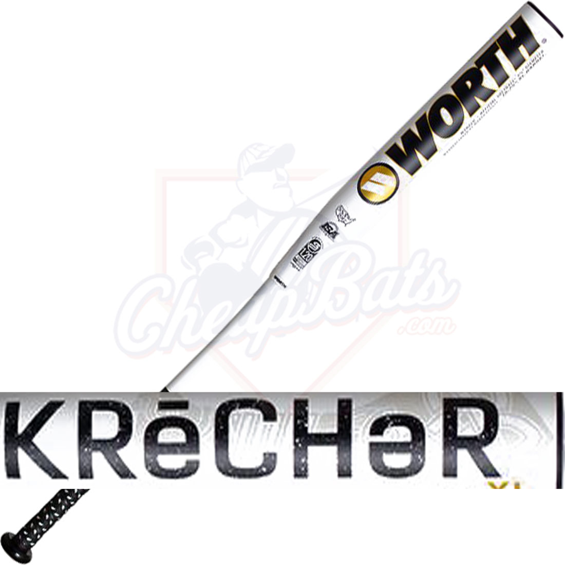 2022 Worth Krecher XL Terri Ross Slowpitch Softball Bat End Loaded USSSA WTR22U