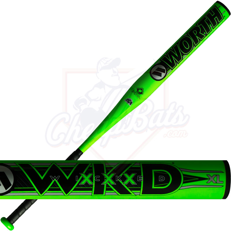2019 Worth Wicked XL Senior Slowpitch Softball Bat End Loaded SSUSA WWICKD