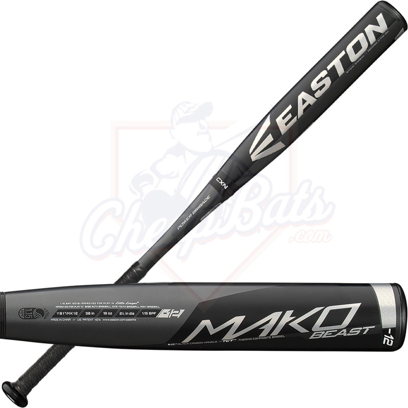 2017 Easton Mako Beast Youth Baseball Bat -12oz YB17MK12