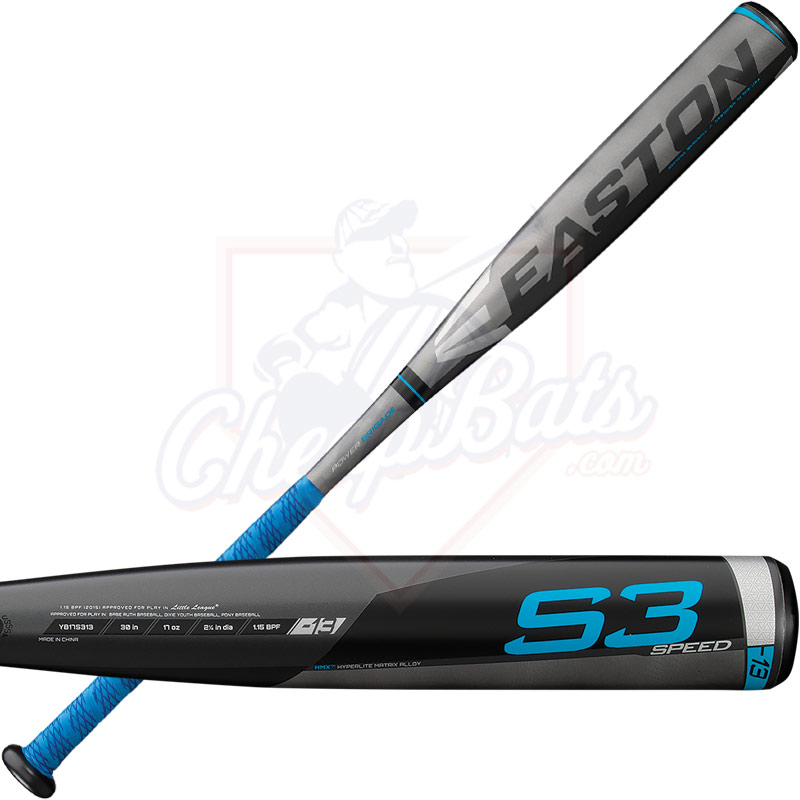 2017 Easton S3 Youth Baseball Bat -13oz YB17S313