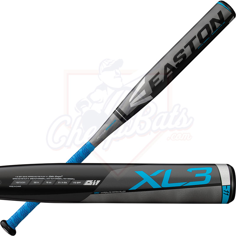 2017 Easton XL3 Youth Baseball Bat -11oz YB17X311