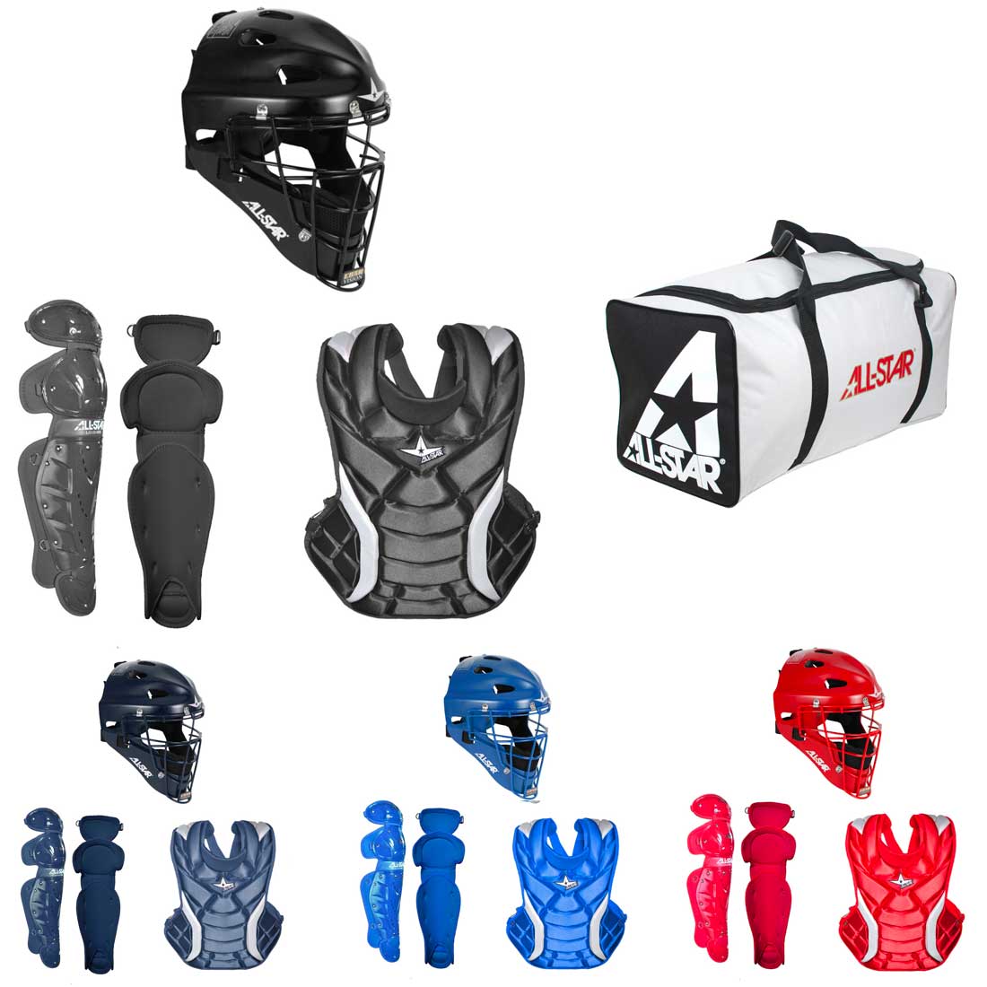All Star Fast Pitch Series Catchers Kit Age 9-12 - CKW13.5PS
