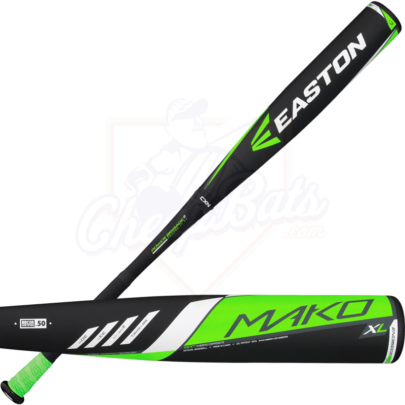 2016 Easton MAKO XL BBCOR Baseball Bat -3oz BB16MKL