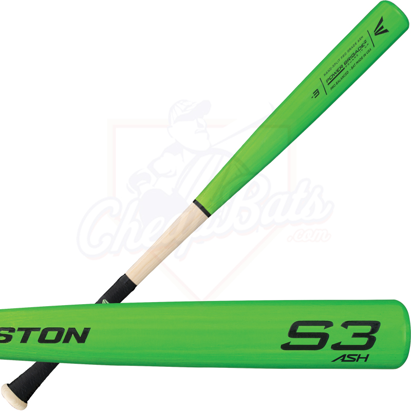 Easton S3 ASH Wood Baseball Bat -3oz A110229