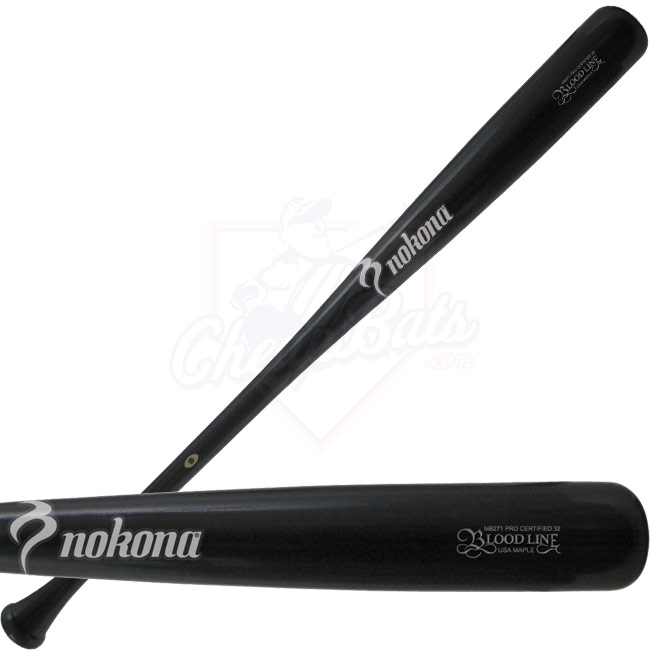 Nokona MB-271 Black Wood Baseball Bat