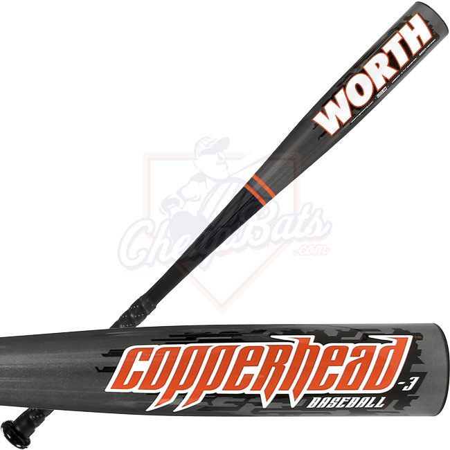 Worth Copperhead BBCOR Baseball Bat -3oz ABBCH3