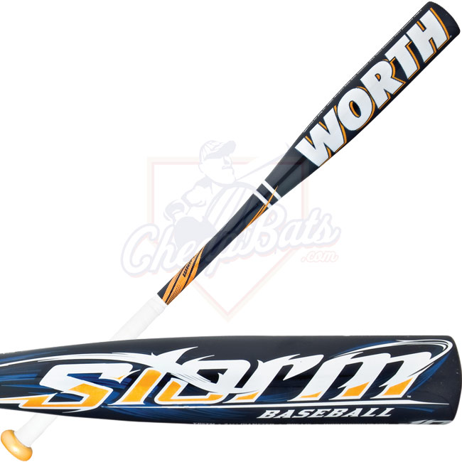Worth Storm Baseball Bat Youth -10oz YBSTM