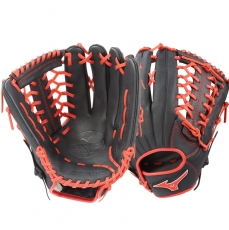 CLOSEOUT Mizuno MVP Prime SE Baseball Glove 12.75" Black/Red GMVP1275PSE6 312509