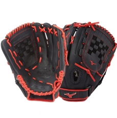 CLOSEOUT Mizuno MVP Prime SE Fastpitch Softball Glove 13" Black/Red GMVP1300PSEF6 312520