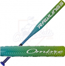 CLOSEOUT Rawlings Ombre Fastpitch Softball Bat -11oz FP7OM11
