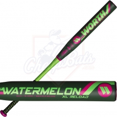 CLOSEOUT 2021 Worth Legit Watermelon XL Reload Slowpitch Softball Bat USSSA WMLX21U