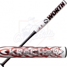 2024 Worth KReCHeR XL Senior Slowpitch Softball Bat End Loaded SSUSA WSS4KGL