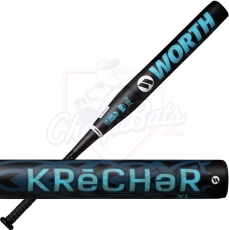 CLOSEOUT 2023 Worth KReCHeR XL Slowpitch Softball Bat End Loaded USSSA WSU3KRL