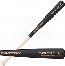 CLOSEOUT Easton North American Maple 110 Baseball Bat Nat/BK A110204